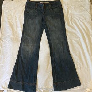 Low Rise Flare Denim Jeans Mossimo
